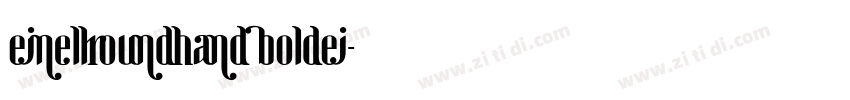 SnellRoundhand BoldS字体转换 SnellRoundhand BoldS字体转换